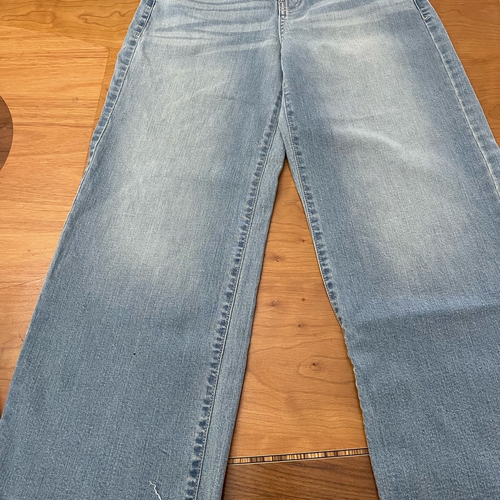 Ana wide leg crop Blue Women's Jeans